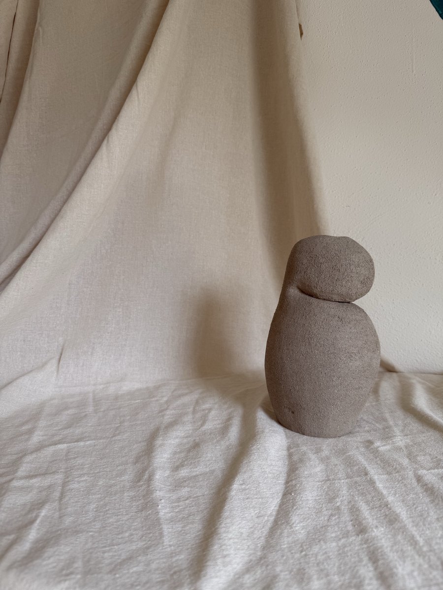 Primal Touch — hand-sculpted ceramic form with raw, tactile surface