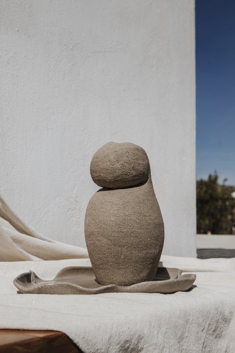 Sculptural ceramic form in organic light &mdash; highlight of our work