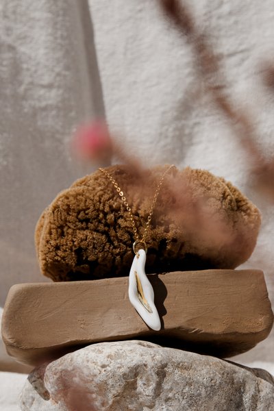 Wearable Art — hand-sculpted porcelain jewellery