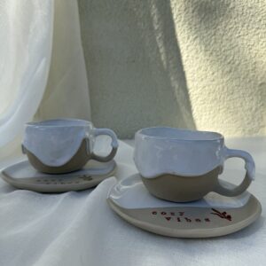 White Organic Cup